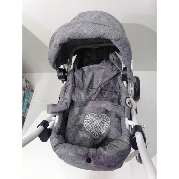 Smarty Bayer Chic diepe poppenwagen met inklapbaar frame