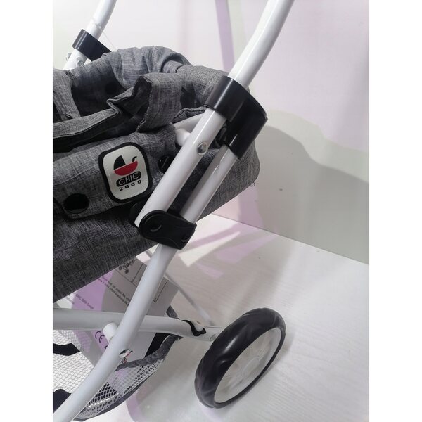 Smarty Bayer Chic diepe poppenwagen met inklapbaar frame