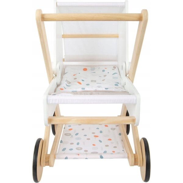 Puppenwagen aus Holz mit Bezug Small Foot 3+, Maße 48x35x56 cm