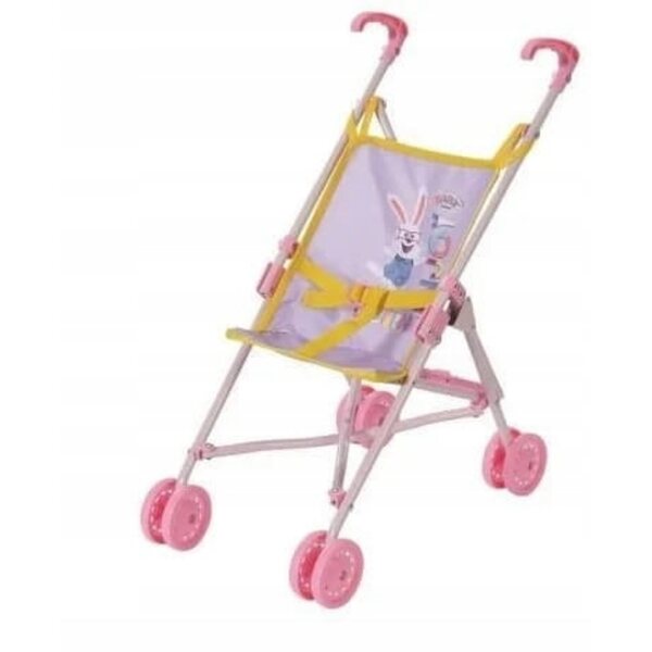 Baby Born Zapf Kinderwagen für Puppen, faltbar und sicher, Höhe 53 cm
