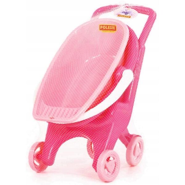 Passeggino per bambole Polesie 3in1 Pink Line: passeggino, sedile e vasca da bagno