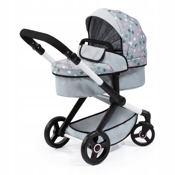 Bayer Design XEO 2in1 Puppenwagen grau mit Zubehör - Kinderset