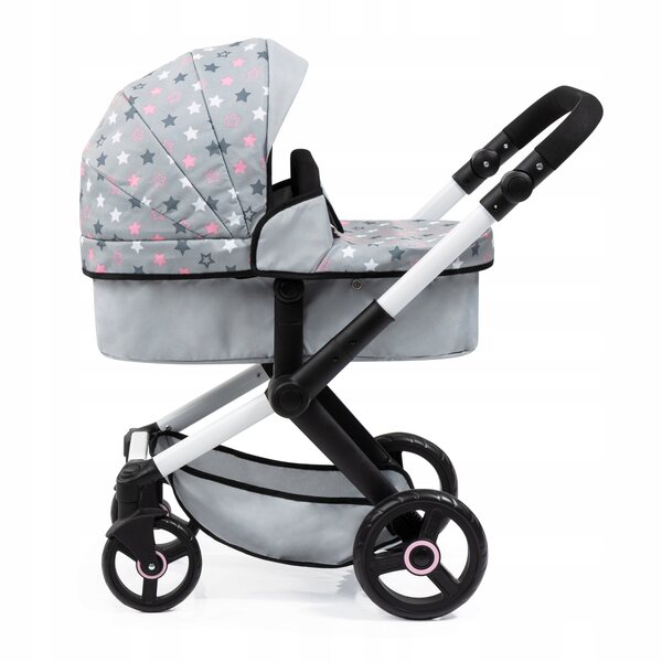 Bayer Design XEO 2in1 Puppenwagen grau mit Zubehör - Kinderset