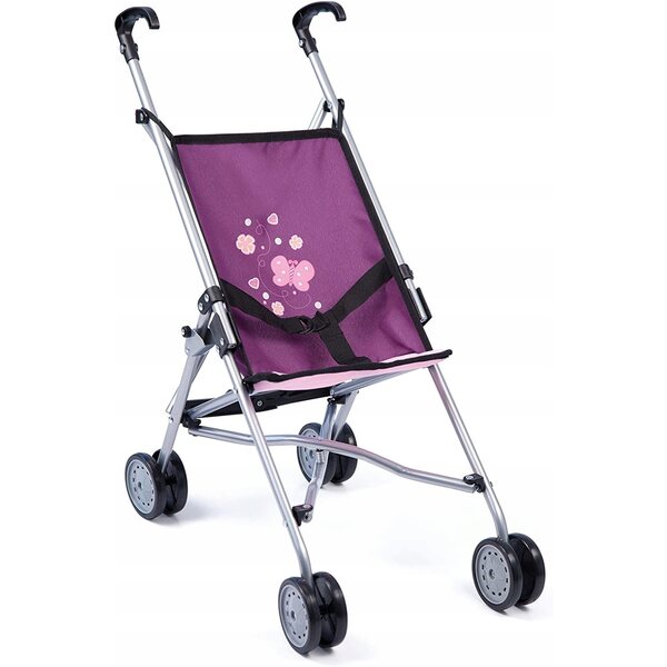 Passeggino per bambole Bayer Design, leggero e pieghevole, fino a 46 cm