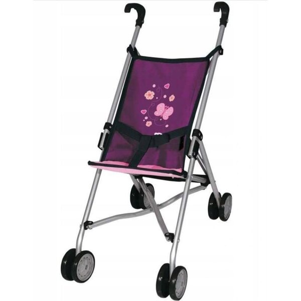Passeggino per bambole Bayer Design, leggero e pieghevole, fino a 46 cm