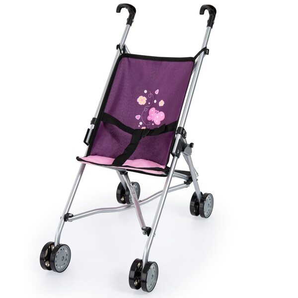 Passeggino per bambole Bayer Design, leggero e pieghevole, fino a 46 cm