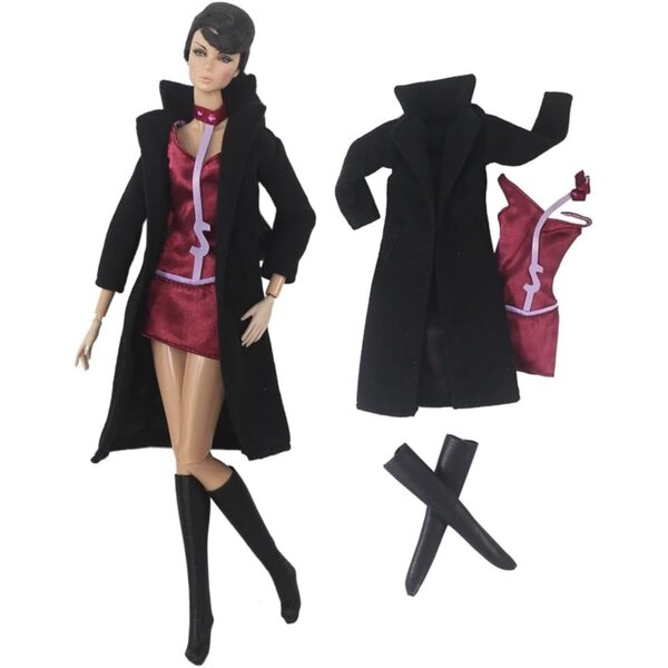 29,2 cm Puppenkleidung 3-teiliges Set BJD 1/6 Lässige Winter-Outfits