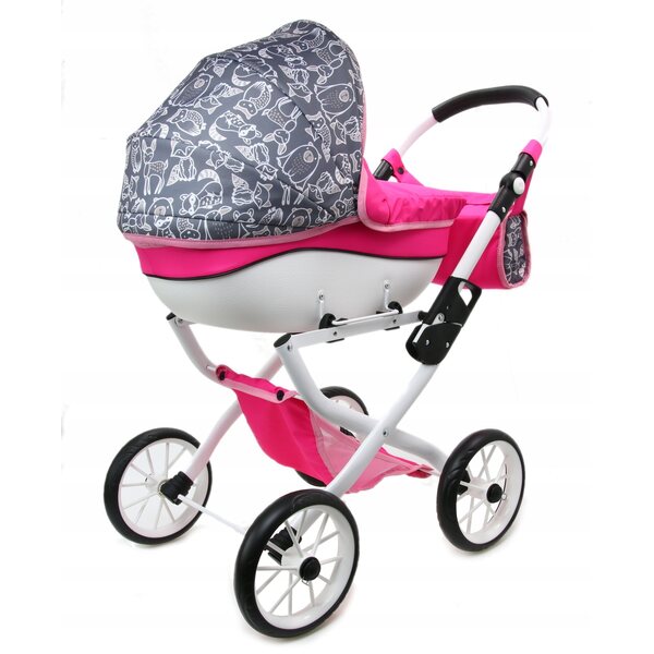 Deep Raj Malucha Maja Puppenwagen mit Herbsttiermuster