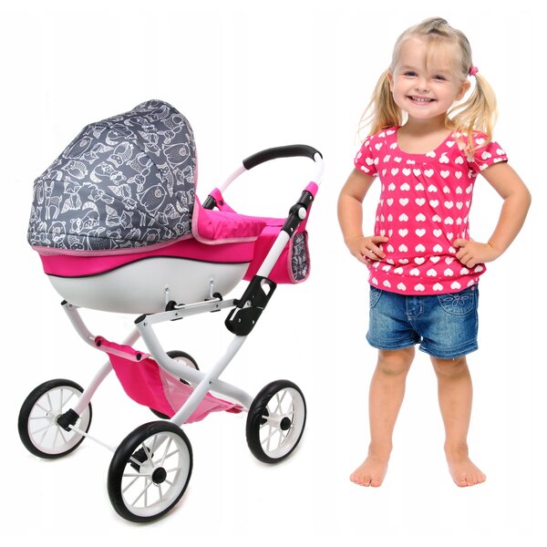 Deep Raj Malucha Maja Puppenwagen mit Herbsttiermuster
