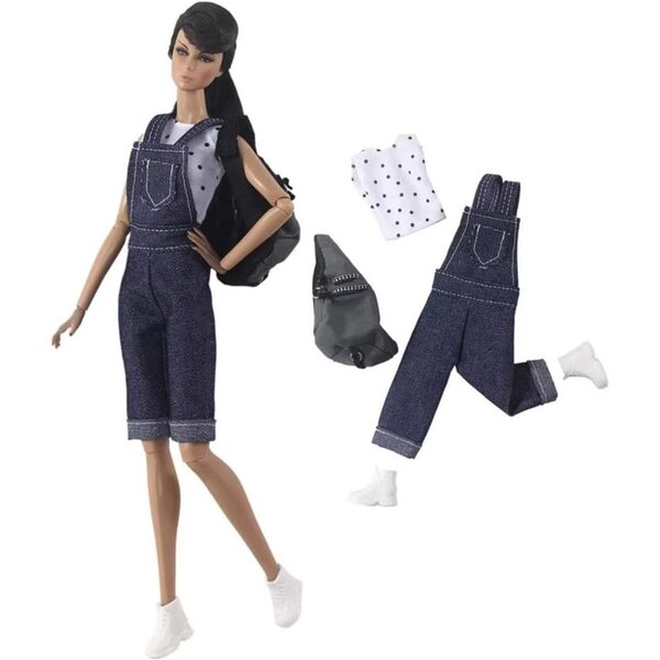 Kleidung für 29,2-cm-Puppe – 4-teiliges Set, Freizeitkleidung und Kostüm, BJD 1/6