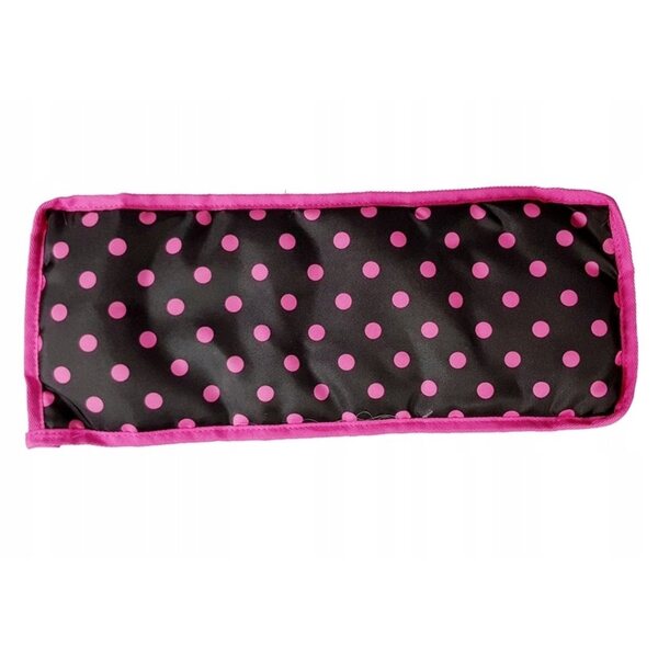 LEAN Toys Alice Puppenwagen in tiefrosa Polka Dots mit Zubehör