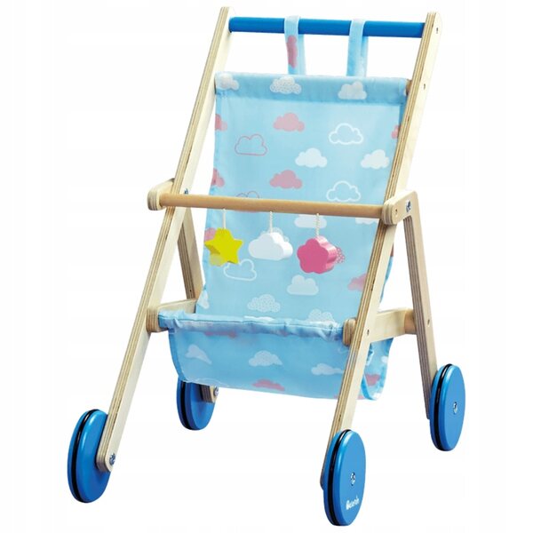 Elefun 021 Puppenwagen aus Holz – sicheres und langlebiges Spielen