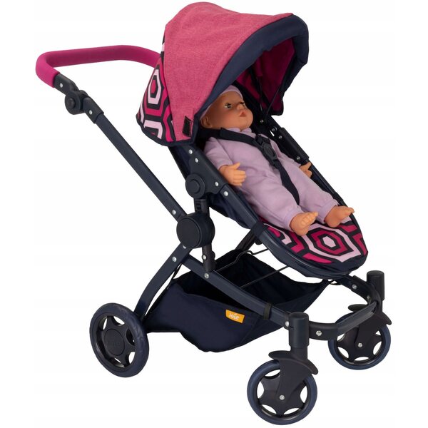 JOIE 3 in 1 passeggino per bambole con carrozzina, passeggiata e borsa
