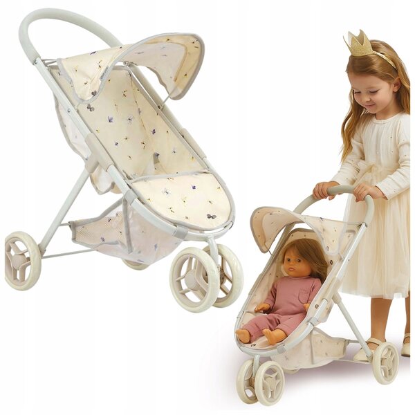 Magical Nature Pastel Puppenwagen: leicht, faltbar und sicher