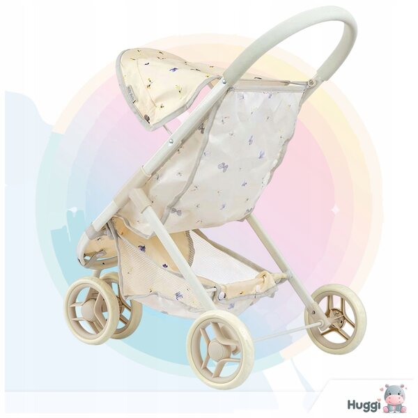 Magical Nature Pastel Puppenwagen: leicht, faltbar und sicher