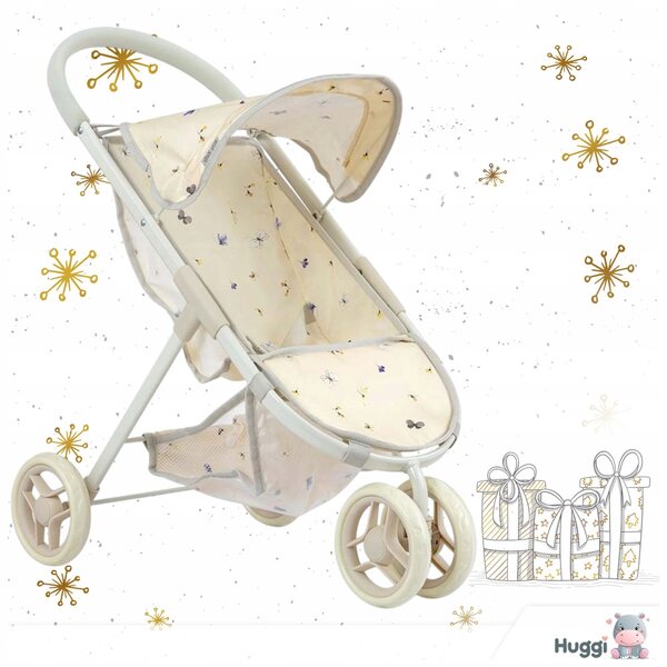 Magical Nature Pastel Puppenwagen: leicht, faltbar und sicher
