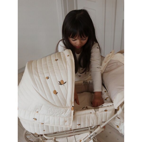 Retro Off White Konges Slojd Poppenwagen - Afmetingen 82x71x42 cm