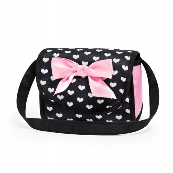 City Max Bayer Design 2 in 1 Puppenwagen Rosa und Schwarz, 46 cm