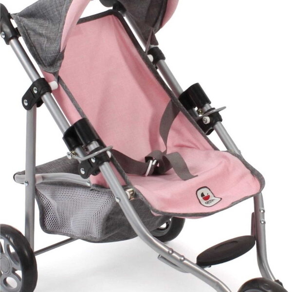 Bayer Design Jogging-Puppenwagen mit verstellbarer Höhe und Zubehör
