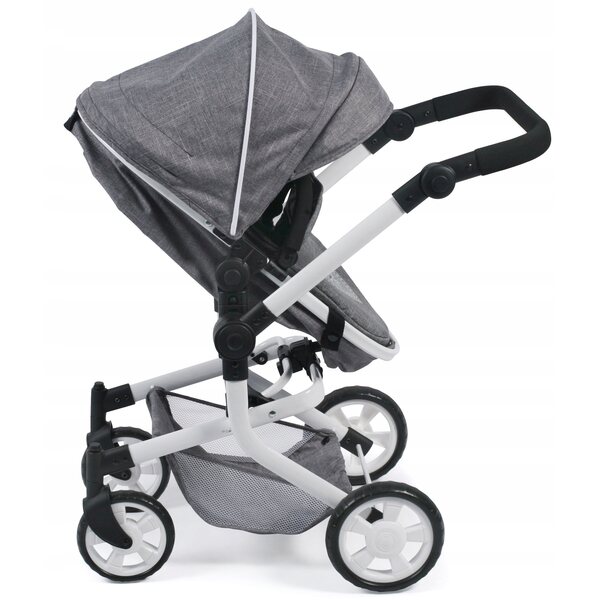 Multifunktionaler 2-in-1-Puppenkinderwagen Bayer Chic Jeans Grey