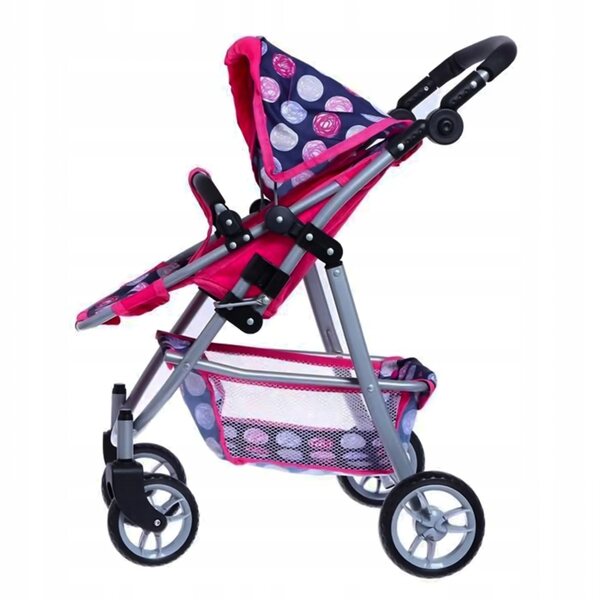 LEAN Toys K45 Puppenwagen aus Kunststoff für Kinder ab 5 Jahren