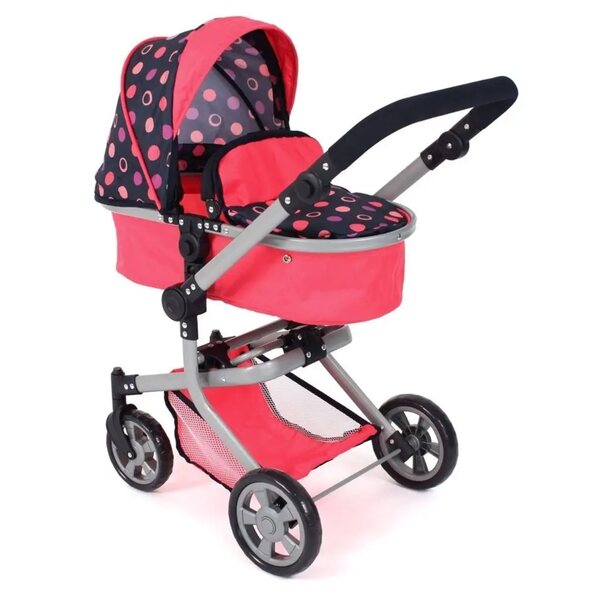 2 in 1 Bayer Chic MIKA Puppenwagen aus Metall und Stoff