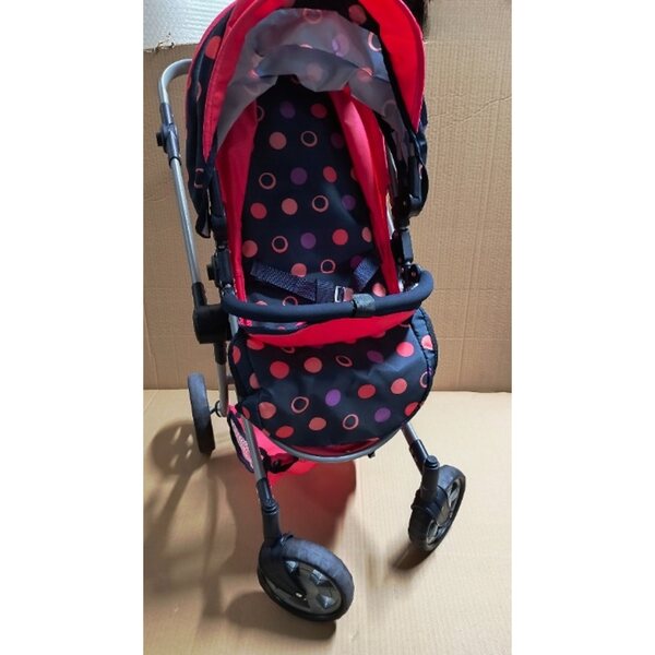 2 in 1 Bayer Chic MIKA Puppenwagen aus Metall und Stoff