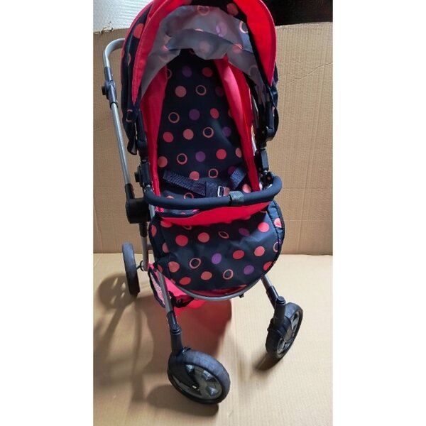 2 in 1 Bayer Chic MIKA Puppenwagen aus Metall und Stoff