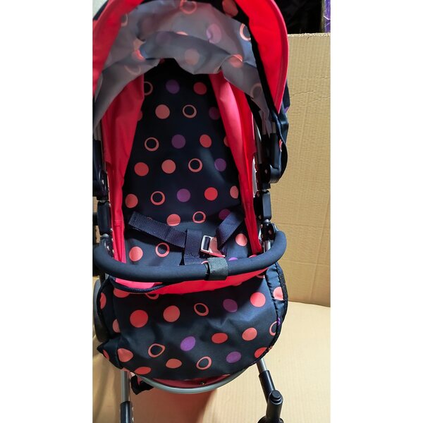 2 in 1 Bayer Chic MIKA Puppenwagen aus Metall und Stoff