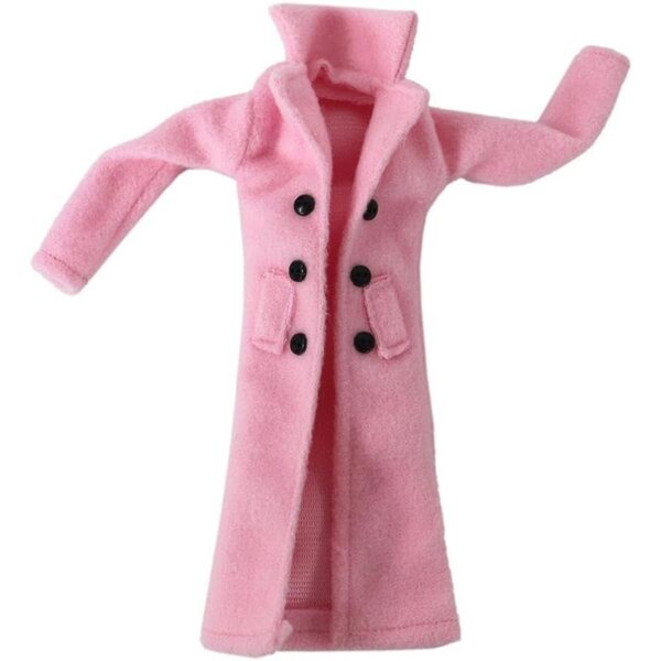 Kleidung für amerikanische Puppe 30 cm – Lässiges Winterkleid und Accessoires BJD 1/6