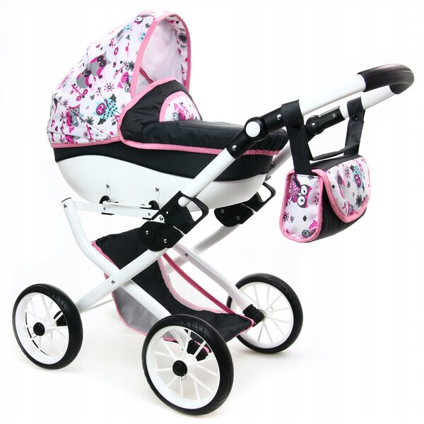 Luxus Trio Deep Kinderwagen für Puppen Raj Malucha Maja Graphite