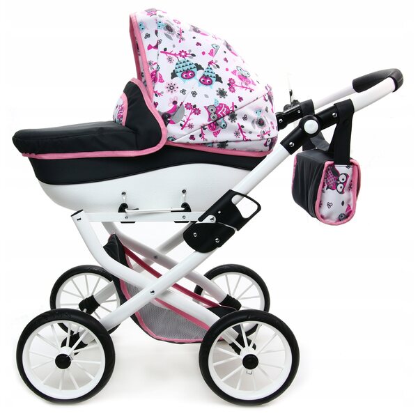 Luxus Trio Deep Kinderwagen für Puppen Raj Malucha Maja Graphite