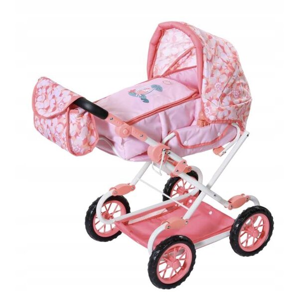 Baby Annabell Set 3 in 1: Rosa Multifunktionswagen für Puppen ab 12 Monaten