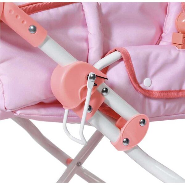 Baby Annabell Set 3 in 1: Rosa Multifunktionswagen für Puppen ab 12 Monaten