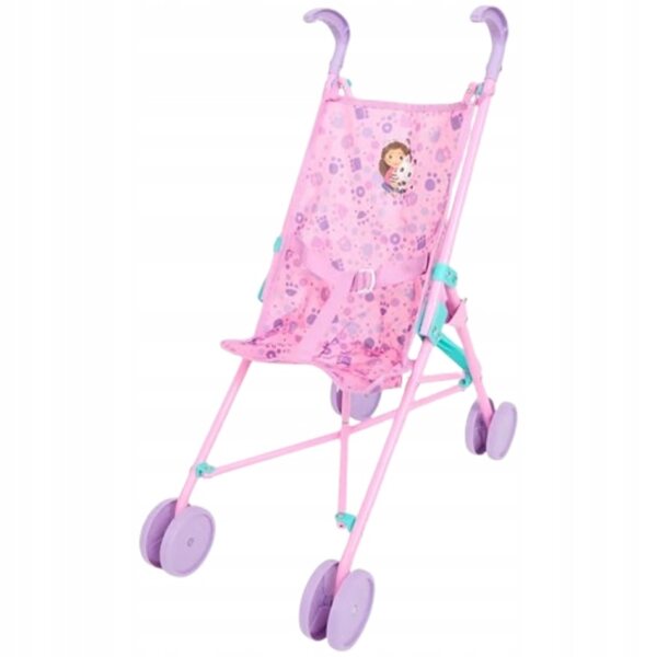 Gabby's Dollhouse Puppenwagen, stabiles und farbenfrohes Spielzeug ab 2 Jahren