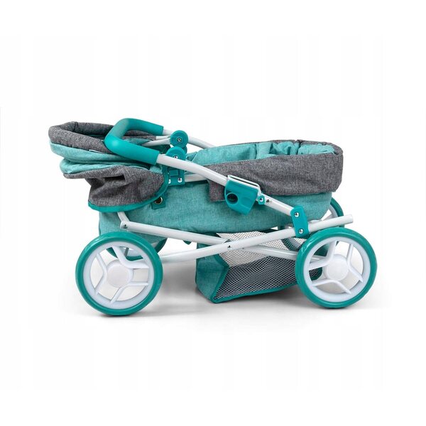 Tiefer Kinderwagen für Milly Mally Alice Mint Puppen: sicher und funktional