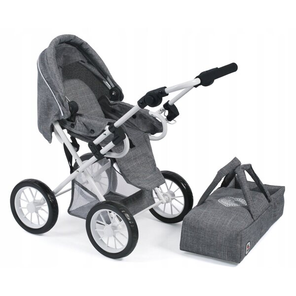 Bayer Chic 2000 Leni 2 in 1 Puppenwagen mit abnehmbarer Tasche