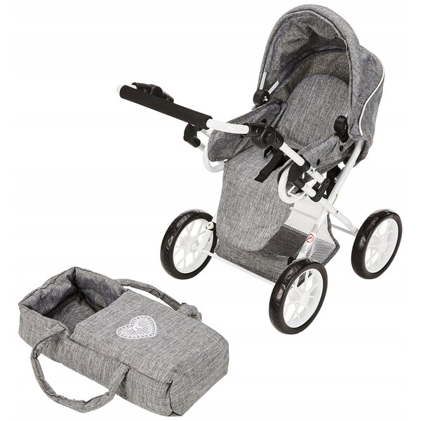 Bayer Chic 2000 Leni 2 in 1 Puppenwagen mit abnehmbarer Tasche