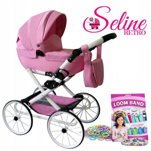 Количка за кукли Seline Retro 2026 Profondo - класически и издръжлив дизайн