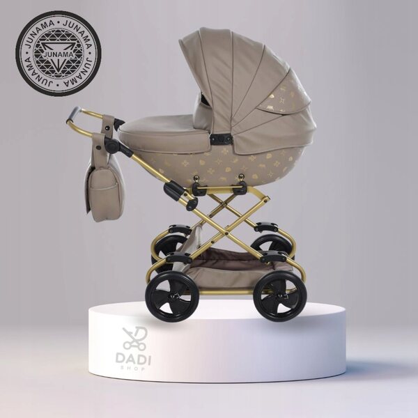 TAKO Imperial Mini beige poppenwagen, verstelbaar en resistent