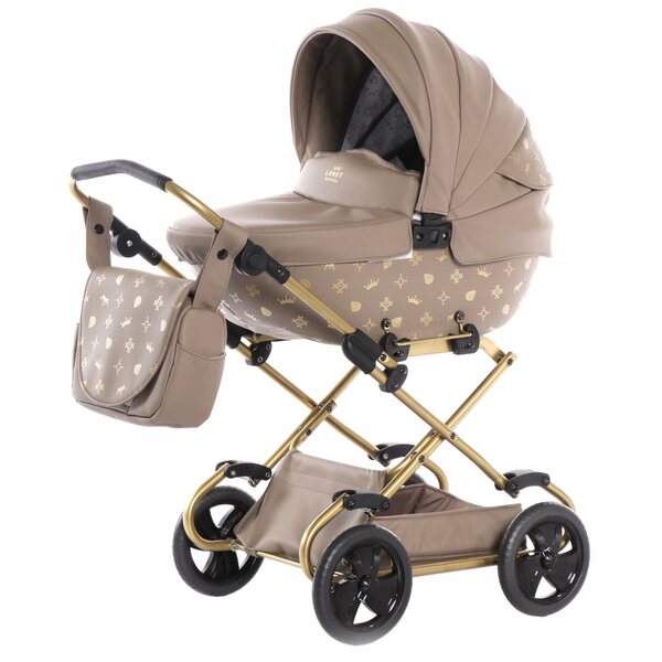 TAKO Imperial Mini beige poppenwagen, verstelbaar en resistent