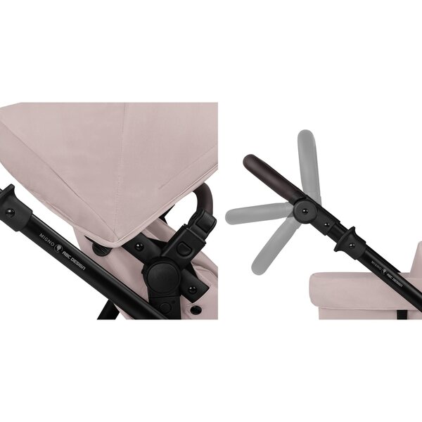 ABC Design Migno 2025 – 2-in-1 Puppenwagen mit verstellbarem Griff