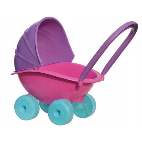Diepe kinderwagen voor poppen CZAKO 00364, ideaal spel vanaf 3 jaar