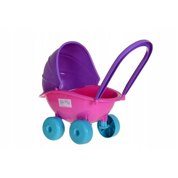 Passeggino profondo per bambole CZAKO 00364, gioco ideale dai 3 anni