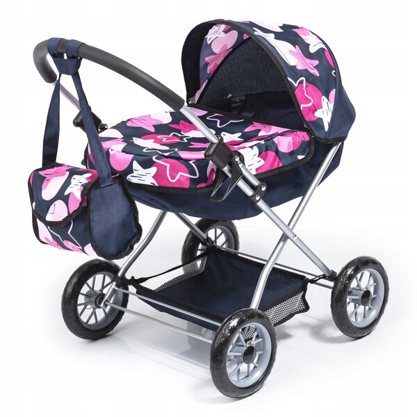 3-in-1 Bayer Mega Sert Puppenwagen-Set mit Tasche und Zubehör