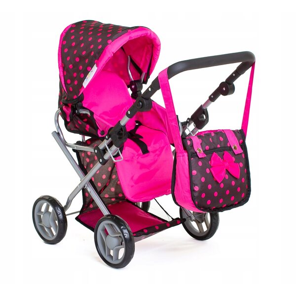 Doris 3in1 Puppenwagen: Gondel, Kinderwagen und Bett für Kinder ab 3 Jahren