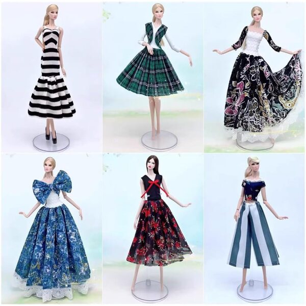 Vintage-Blumenkleid für 29,2 cm große Puppen – elegantes und widerstandsfähiges 1/6-BJD-Kostüm