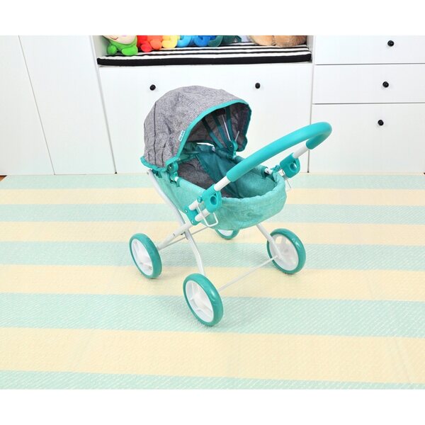 Milly Mally Mint Prestige Puppenwagen, tief, sicher und widerstandsfähig