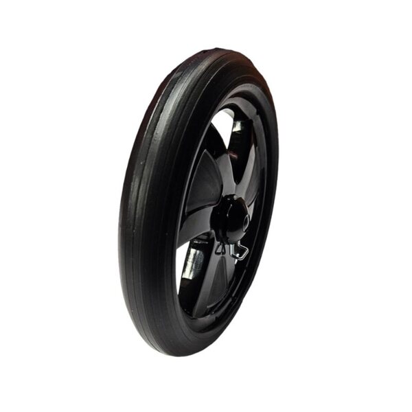 Zwart wiel voor TAKO poppenwagen 16,5 cm met 8 mm as