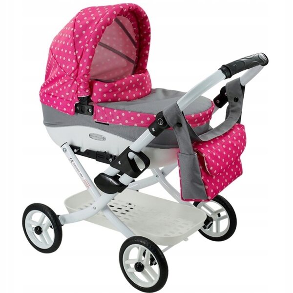 Passeggino per bambole Adbor Lily Classic LC-08 profondo e resistente